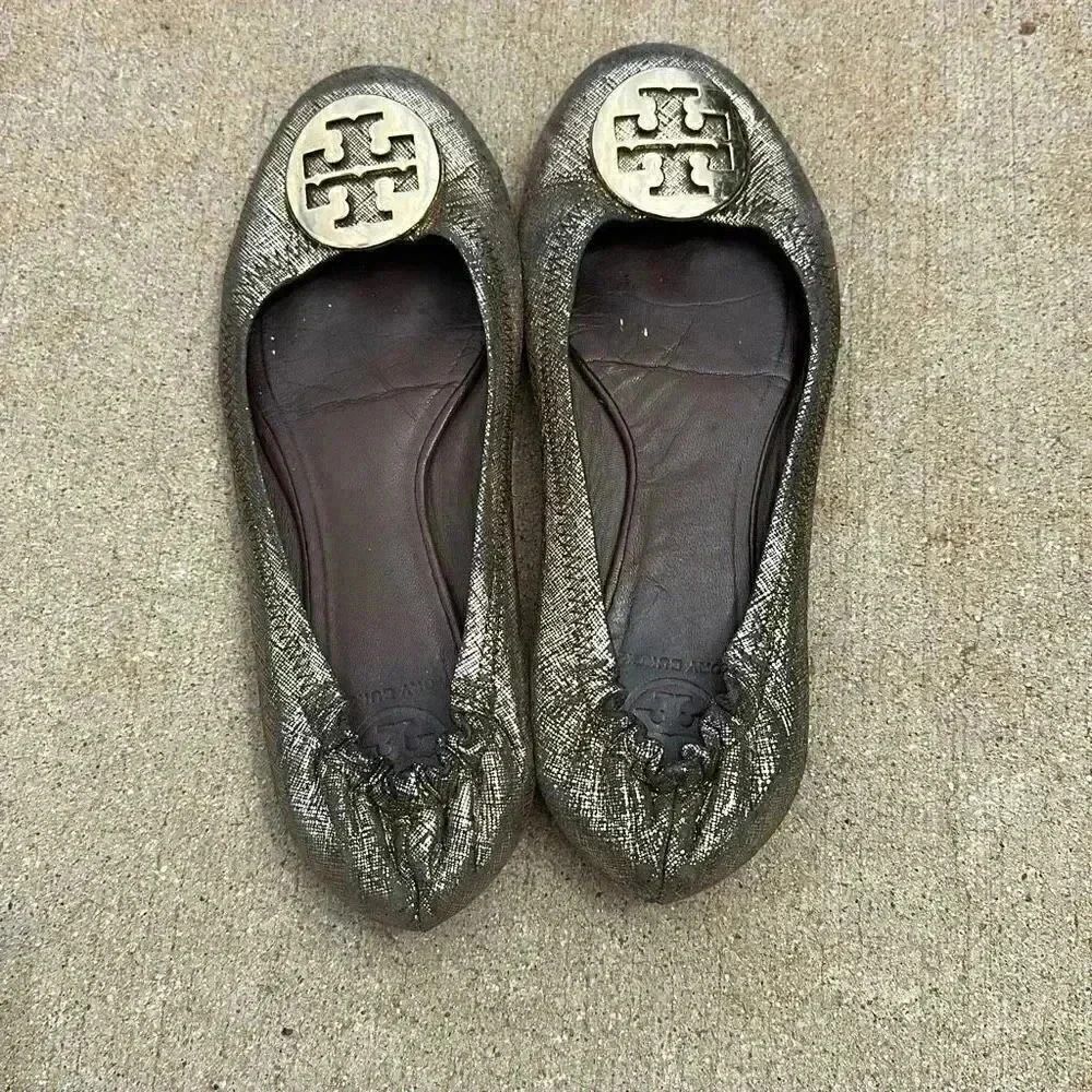Tory Burch Metallic Flats